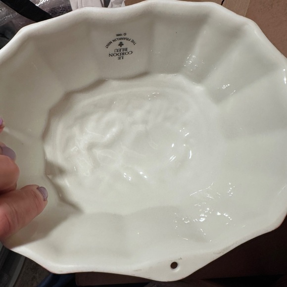 Le Cordon Bleu Franklin Mint Ceramic Jello Molds wall hanging set of 5 1986 - Picture 16 of 16